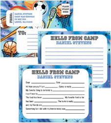 Camp Postcards by Bonnie Marcus (Air Brush Sports)