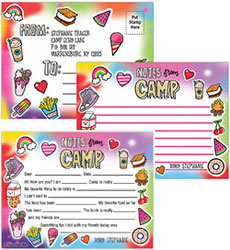 Camp Postcards by Bonnie Marcus (Girls Camp Tie-Dye)