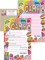 Camp Notepad Sets by Bonnie Marcus (Girls Camp Tie Dye)