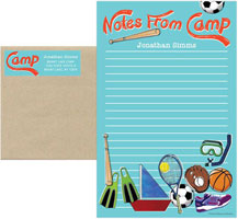 Camp Notepad Sets by Bonnie Marcus (Vintage Sports)