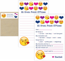 Camp Notepad & Label Sets by Evy Jacob (Emoji Love)