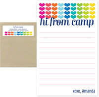 Camp Notepad & Label Sets by Evy Jacob (Hearts Camp)