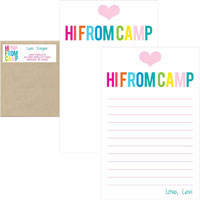 Camp Notepad & Label Sets by Evy Jacob (Hearts Camp Multi)