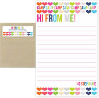 Camp Notepad Sets by Evy Jacob (Lots of Hearts)