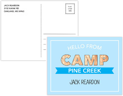 Camp Postcards by Kelly Hughes Designs (Camp Letters)