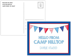 Camp Postcards by Kelly Hughes Designs (Camp Flags)