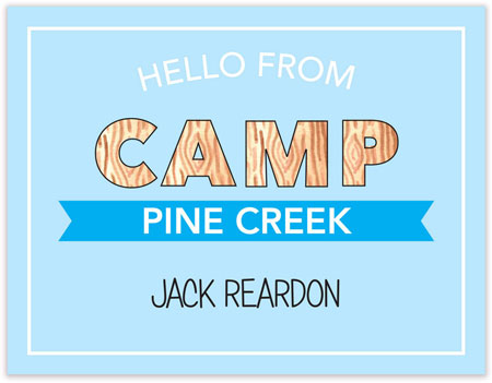 Camp Postcards by Kelly Hughes Designs (Camp Letters)