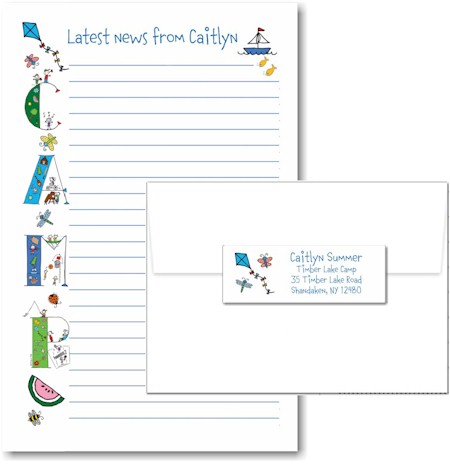 Camp Notepad & Label Sets by Kamp Kids (Latest Camp News)