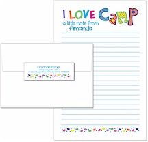 Camp Notepad & Label Sets by Kamp Kids (I Love Camp)