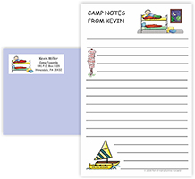 Camp Notepad & Label Sets by Pen At Hand (Bunk Boy)