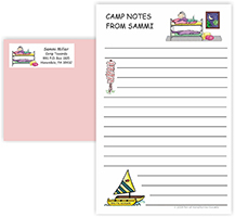 Camp Notepad & Label Sets by Pen At Hand (Bunk Girl)