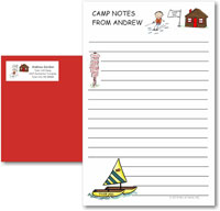 Camp Notepad & Label Sets by Pen At Hand (Camp Signpost Boy)