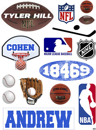 Cling Its by Namedrops (Sports) Cling Its by Namedrops (Sports)