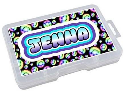 Personalized Bead Boxes by Namedrops - Happy Faces