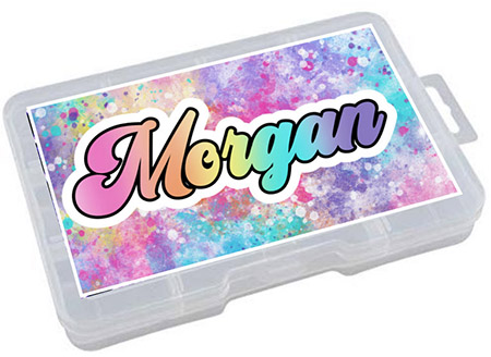 Personalized Bead Boxes by Namedrops - Rainbow Cloud