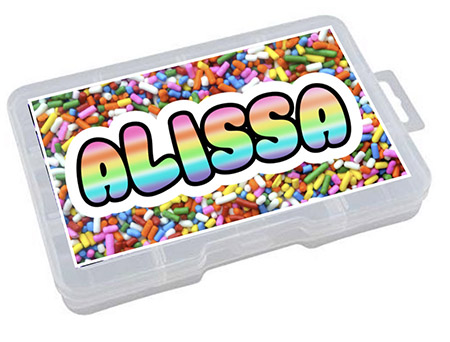Personalized Bead Boxes by Namedrops - Sprinkles