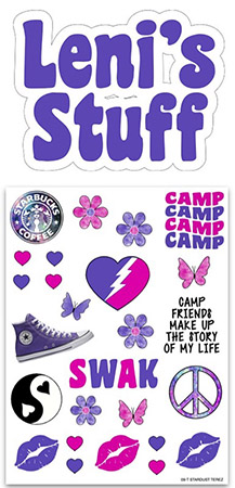 Cling It Sheets by Namedrops - Stardust