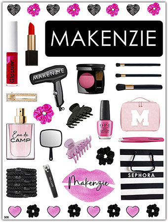 Cling It Reusable Stickers - Makeup by Namedrops