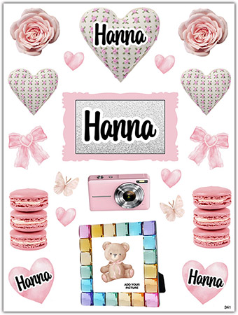 Cling It Reusable Stickers - Fancy by Namedrops