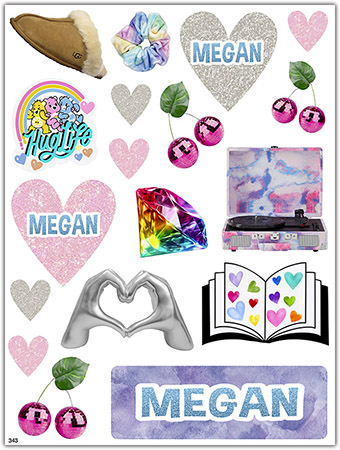 Cling It Reusable Stickers - Hug Life by Namedrops