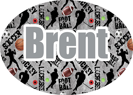 Cling It Reusable Stickers - All Sport Multisport Design by Namedrops