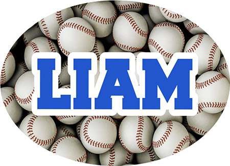 Cling It Reusable Stickers - Baseball Design by Namedrops