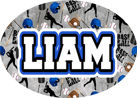 Cling It Reusable Stickers - Baseball Multisport Design by Namedrops