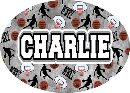 Cling It Reusable Stickers - Basketball Multisport Design by Namedrops