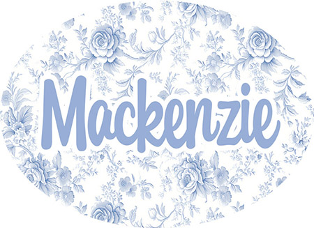 Cling It Reusable Stickers - Blue Flower Design by Namedrops