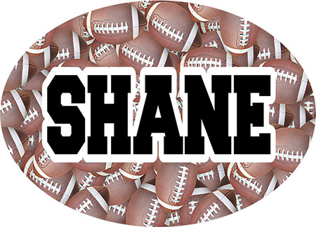 Cling It Reusable Stickers - Football Design by Namedrops