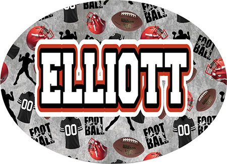 Cling It Reusable Stickers - Football Multisport Design by Namedrops