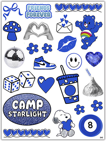 Cling It Reusable Stickers - Friends Forever - Create & Your & Own Design by Namedrops