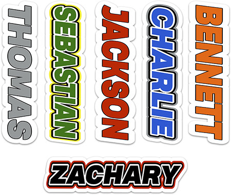 Cling It Reusable Stickers - Gamer Word Design by Namedrops