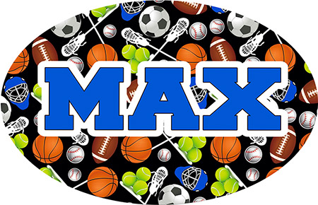 Cling It Reusable Stickers - Sports Assorted Design by Namedrops