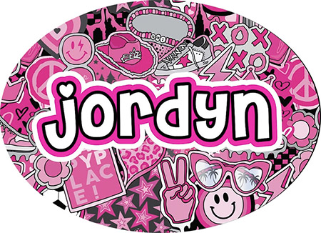 Cling It Reusable Stickers - Preppy Gal Design by Namedrops