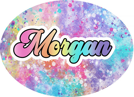 Cling It Reusable Stickers - Rainbow Cloud Design by Namedrops