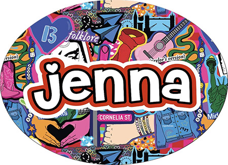 Cling It Reusable Stickers - Swiftie Design by Namedrops