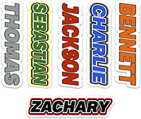 Cling It Reusable Stickers - Gamer Word Design by Namedrops