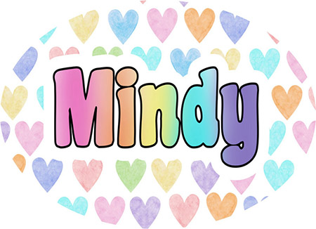 Cling It Reusable Stickers - Watercolor Hearts Design by Namedrops