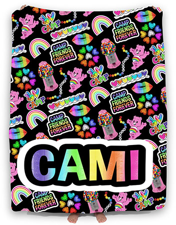 Personalized Comforters by Namedrops - Camp Friends Forever