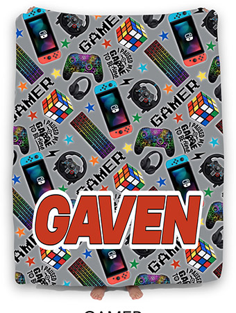 Personalized Comforters by Namedrops - Gamer