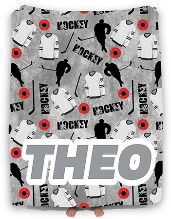 Personalized Comforters by Namedrops - Hockey Multi Sport