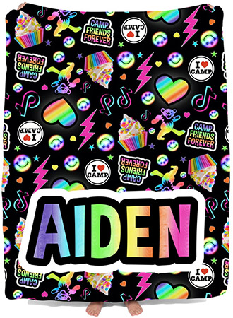 Personalized Comforters by Namedrops - I Heart Camp