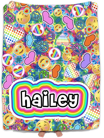 Personalized Comforters by Namedrops - PLH Tie Dye