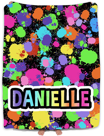 Personalized Comforters by Namedrops - Splatter
