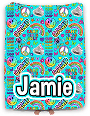 Personalized Comforters by Namedrops - Camp Vibes