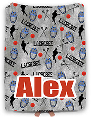 Personalized Comforters by Namedrops - Lacrosse Multi Sport