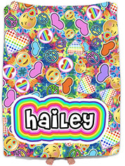 Personalized Comforters by Namedrops - PLH Tie Dye