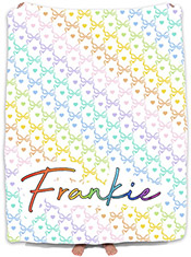 Personalized Comforters by Namedrops - Rainbow Bow