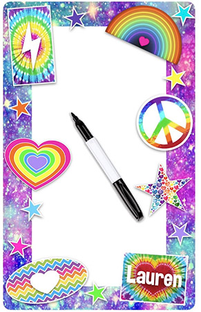 Personalized Dry Erase Boards by Namedrops - Burst